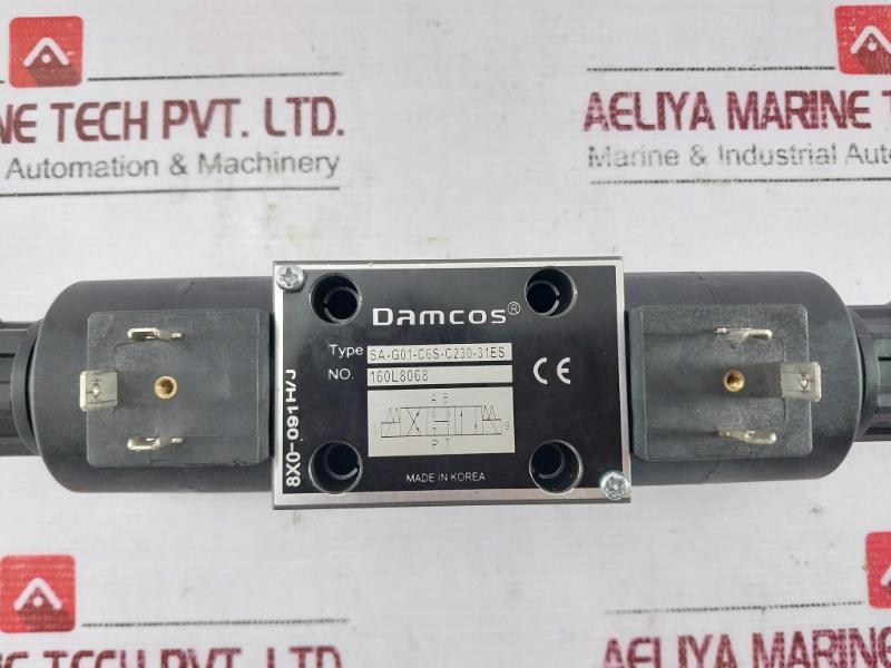 Damcos Sa-g01-c6S-c230-31Es Solenoid Operated Directional Control Valve 160L8068