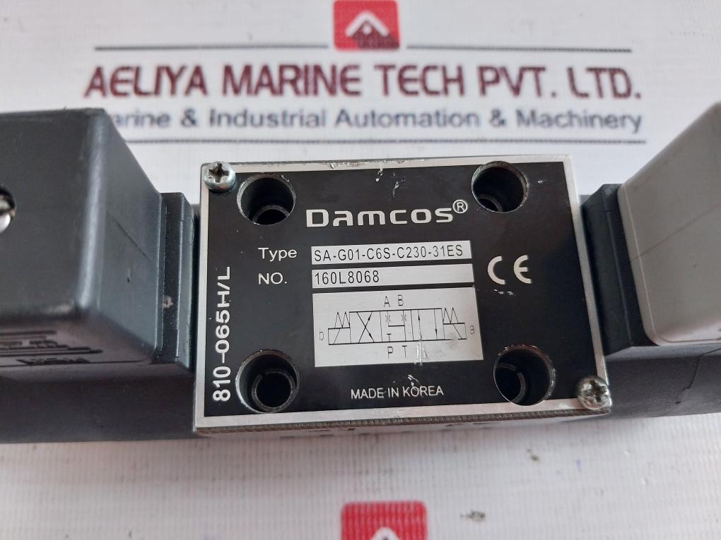 Damcos Sa-g01-c6S-c230-31Es Solenoid Valve 160L8068 220/230Vac 50/60Hz