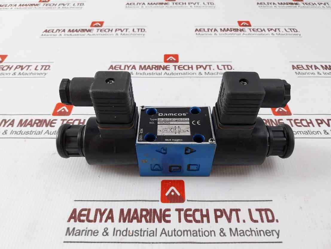 Damcos Sa-g01-e3X-c230-31Es Solenoid Operated Directional Control Valve 220V