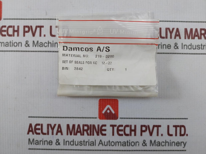 Damcos 219-0200 Actuator Seal Kit Kc 12-22