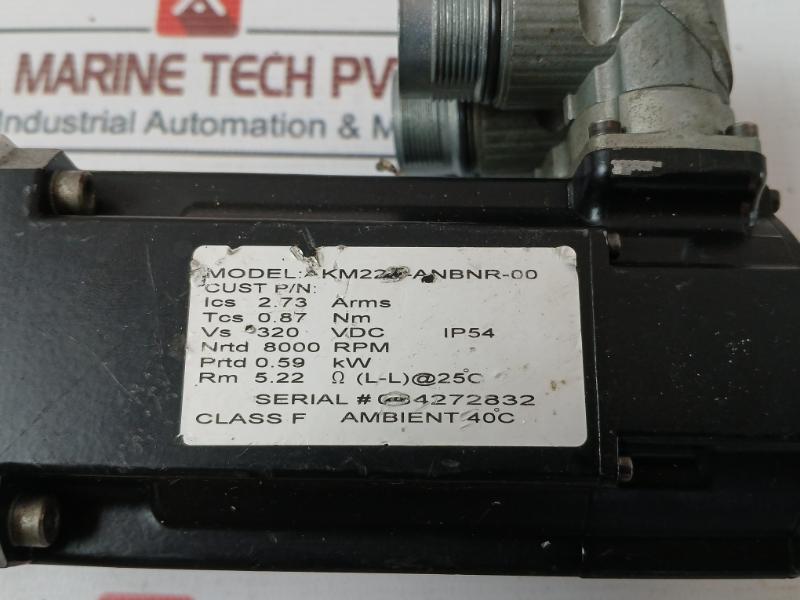 Danaher Akm22E-anbnr-00 Servomotor 320 Vdc 8000 Rpm 0.59 Kw 2034050