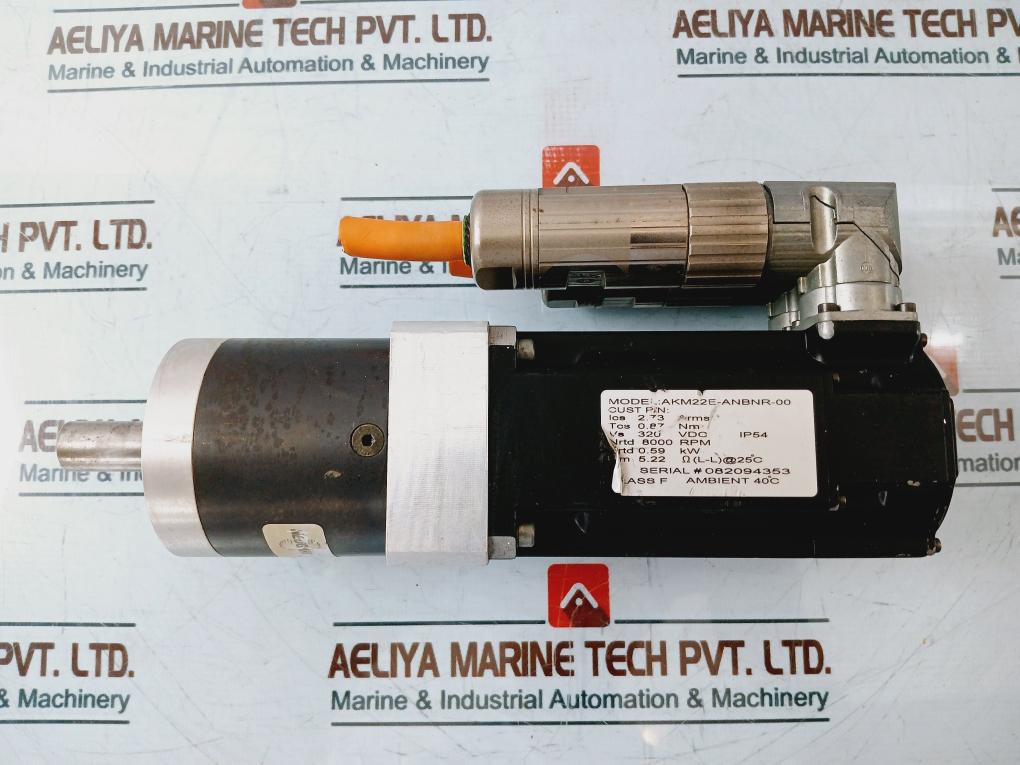 Danaher Akm22E-anbnr-00, 3ɸ Pm Servo Motor Ip54 320Vdc