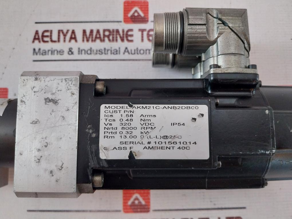 Danaher Motion Akm21C-anb2Db00 Servo Motor Vs 320 Vdc 8000 Rpm Class F