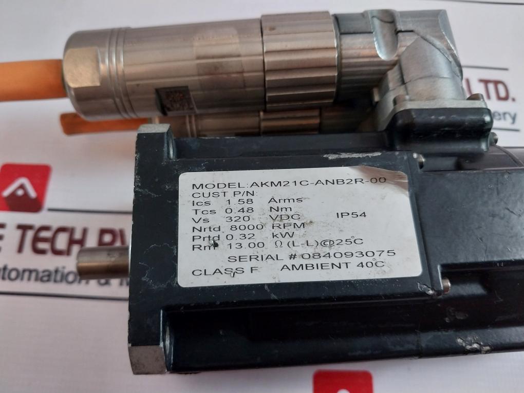 Danaher Motion Akm21C-anb2R-00 3 Φ Pm Servomotor Ip54