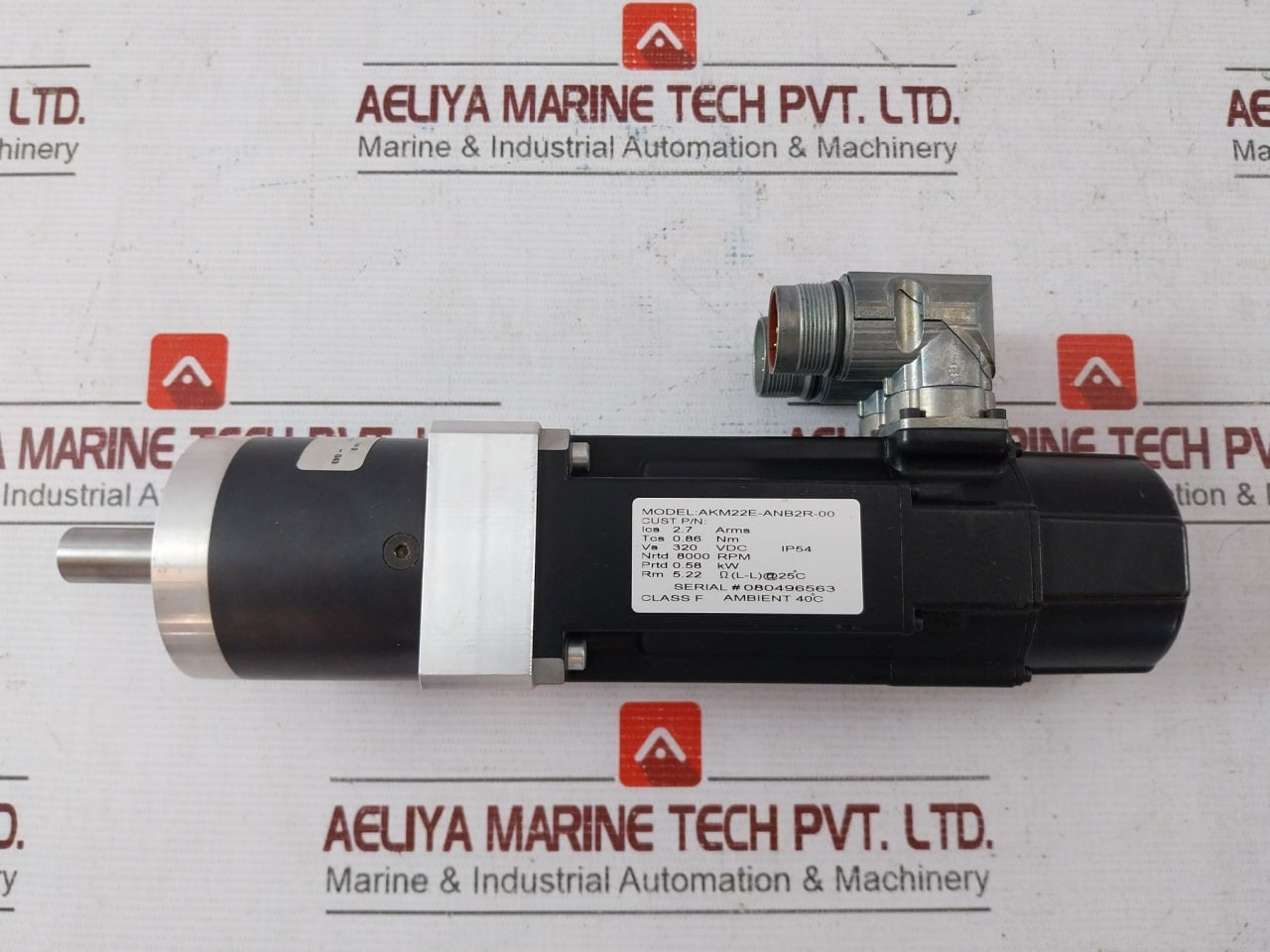 Danaher Motion Akm22E-anb2R-00 Servo Motor Ps155-1 Ip54 8000Rpm 320Vdc 0.58Kw