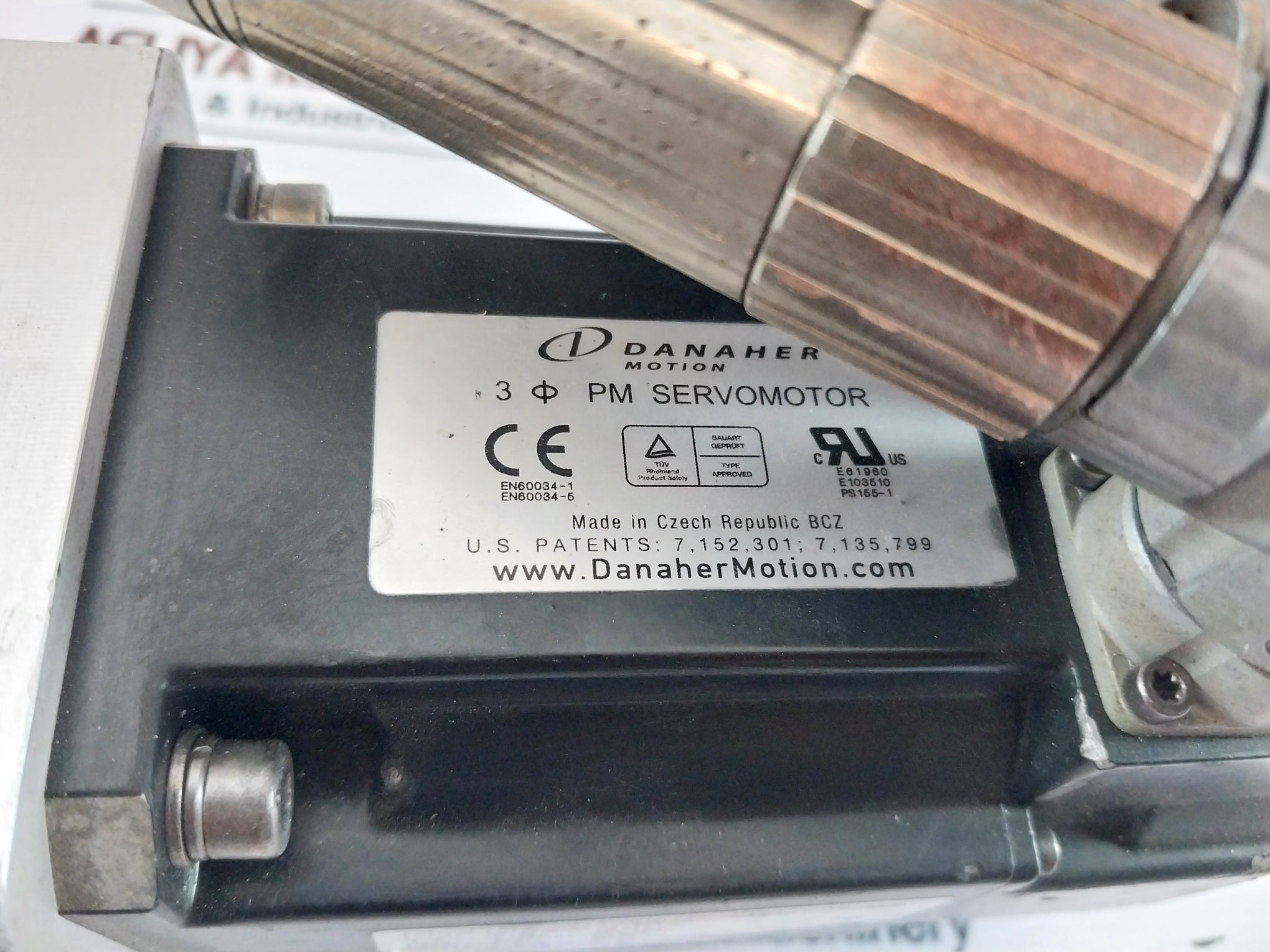 Danaher Motion Akm31E-ancnr-00 Dc Servo Motor 6000 Rpm