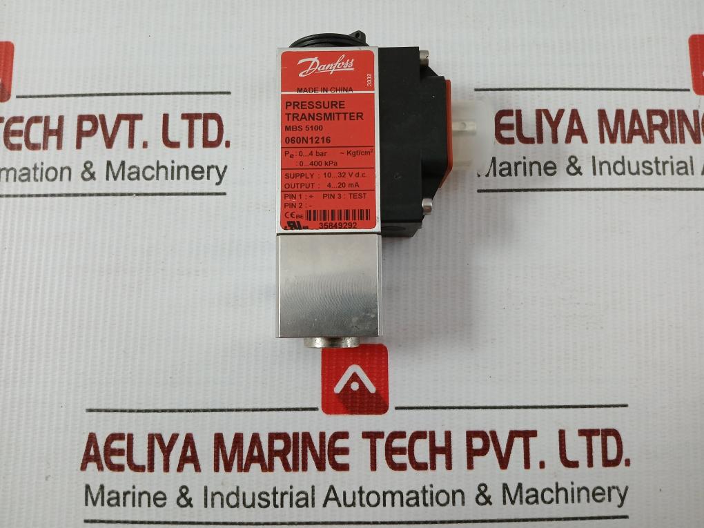 Danfoss 0-4 Bar/10-32Vdc Pressure Transmitter Mbs 5100