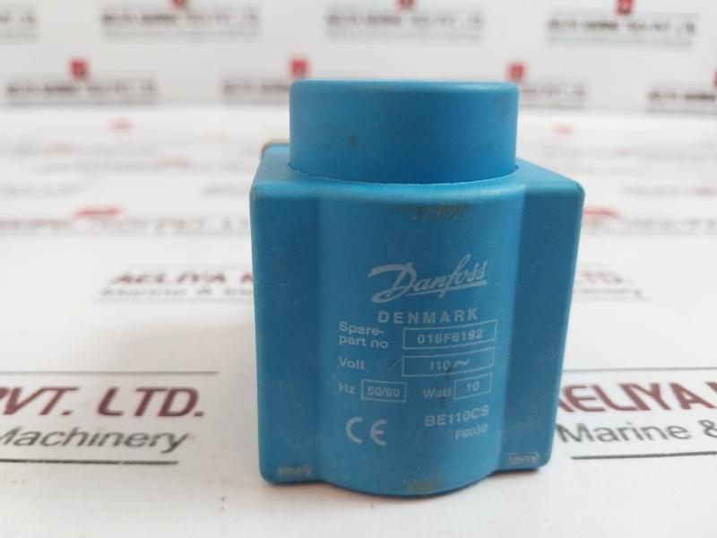 Danfoss 018F6192 Coil For Solenoid Valve Be110Cs 10W