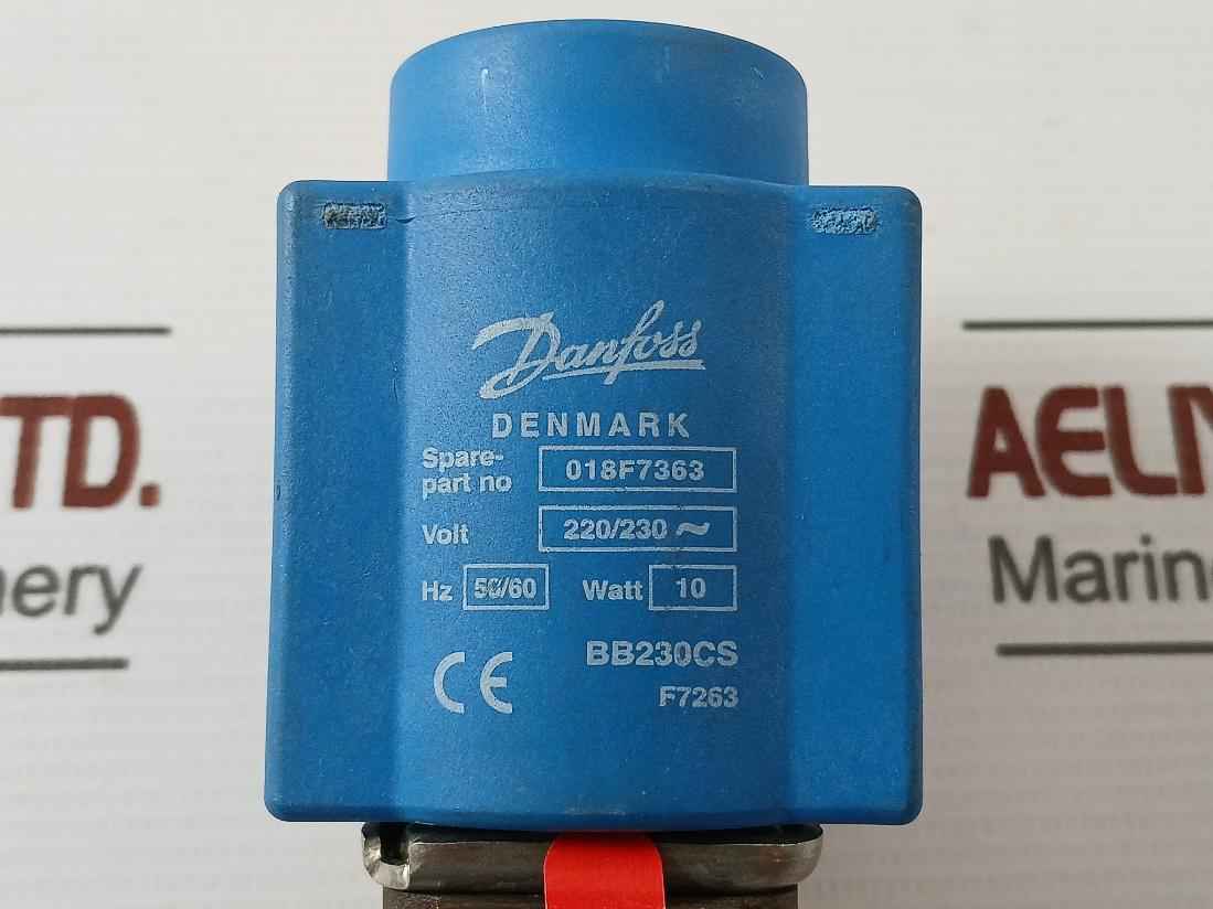 Danfoss 018F7363 Solenoid Coil 220-230V/50-60Hz