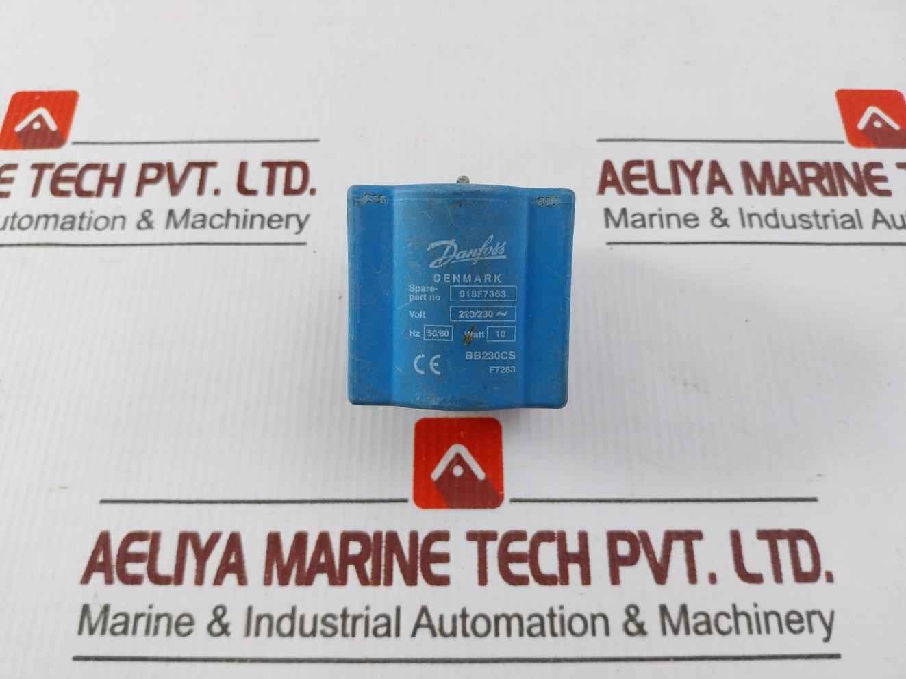Danfoss 018F7363 Solenoid Coil 230V 50/60Hz 10W