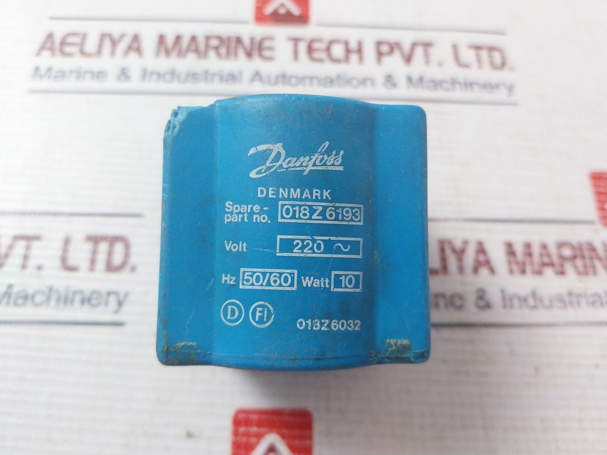 Danfoss 018Z6193 Solenoid Valve Coil 018Z6032 220V~ 50/60Hz 10W