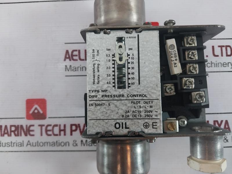 Danfoss 060b0171 Mp Differential Pressure Control Type 2a Ac15 250v~, 0.2a Dc13