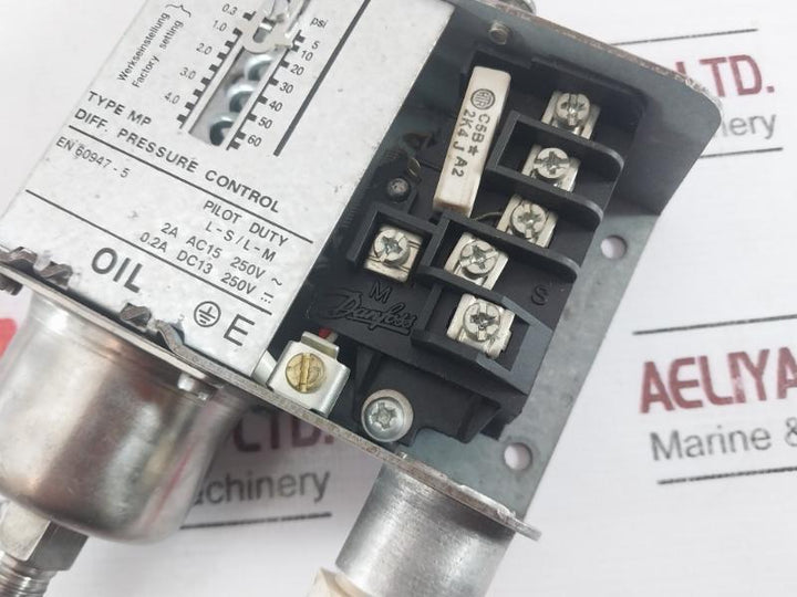 Danfoss 060b0171 Mp Differential Pressure Control Type 2a Ac15 250v~, 0.2a Dc13