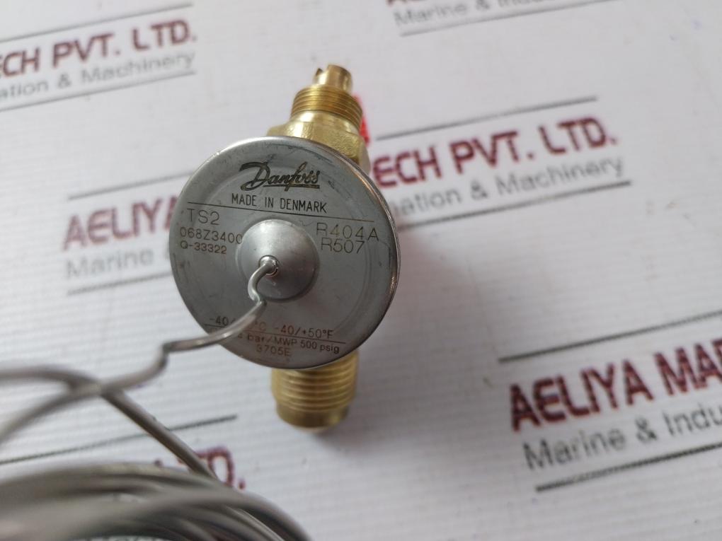Danfoss 068Z3400 Thermostatic Expansion Valve Ps 34 Bar/ Mwp 500 Psig