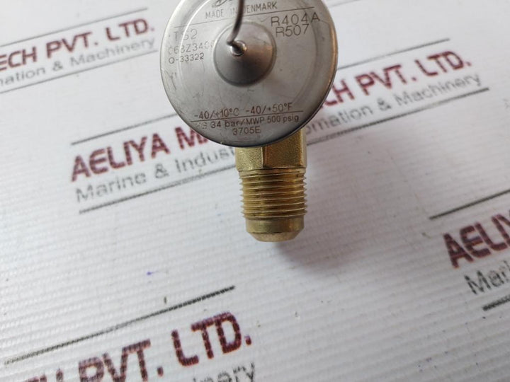 Danfoss 068Z3400 Thermostatic Expansion Valve Ps 34 Bar/ Mwp 500 Psig