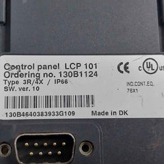 Danfoss 130b1124 Control Panel Lcp 101 Sw.ver.10