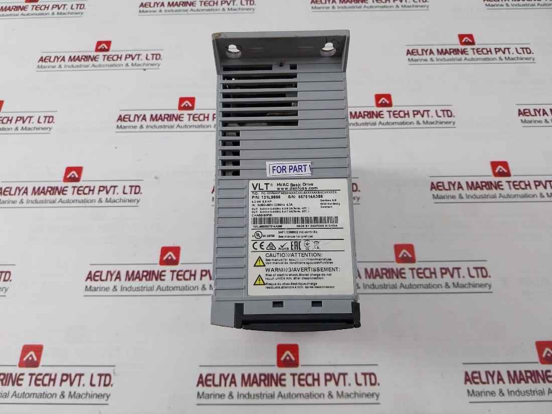 Danfoss 131L9866 Hvac Basic Drive Frequency Inverter 50/60Hz 8.3A (Not Working)