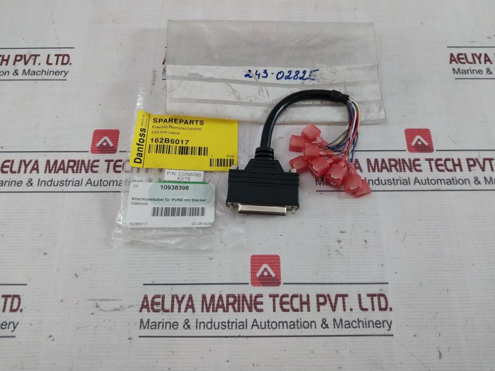 Danfoss 162B6017 Connection Cable For Pvre With Plug 230 Mm Con6080
