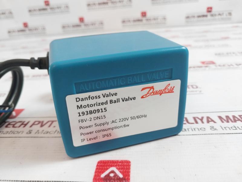 Danfoss 193B0915 Motorized Ball Valve Fbv-2 Dn15 Ac 220V 50/60Hz