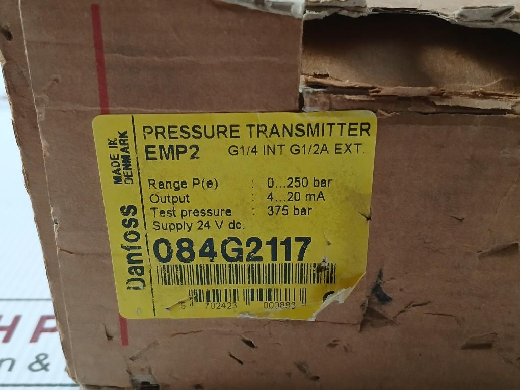 Danfoss 24Vdc,0-250 Bar Pressure Transmitter Emp 2