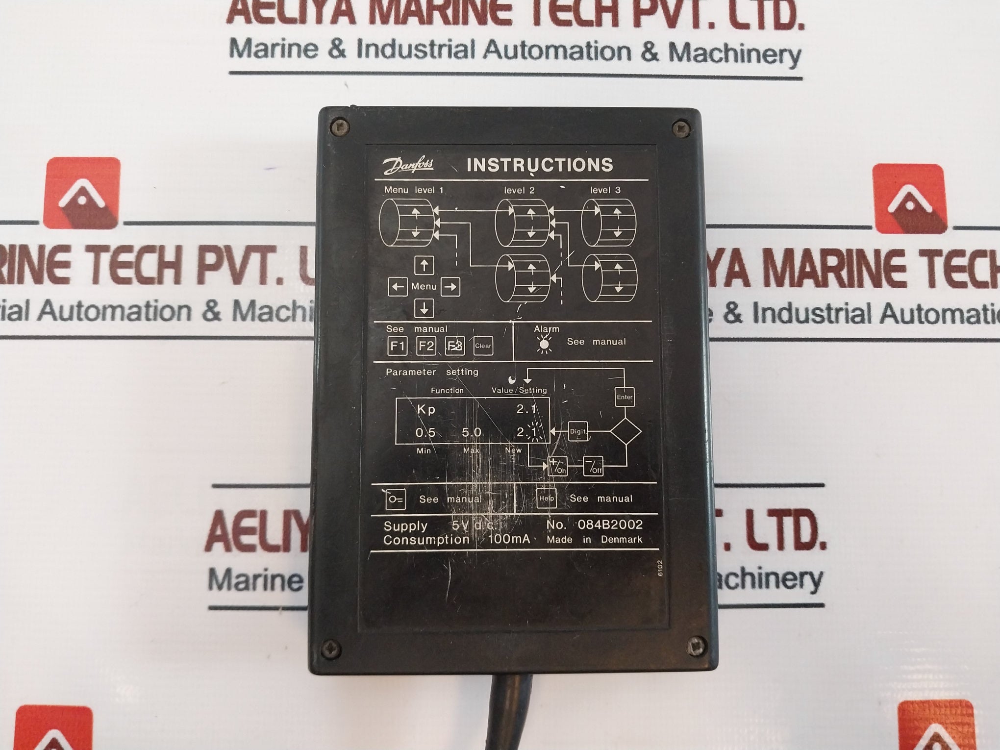 Danfoss Aka 21 Local Control Panel 084B2002 5Vdc 100Ma