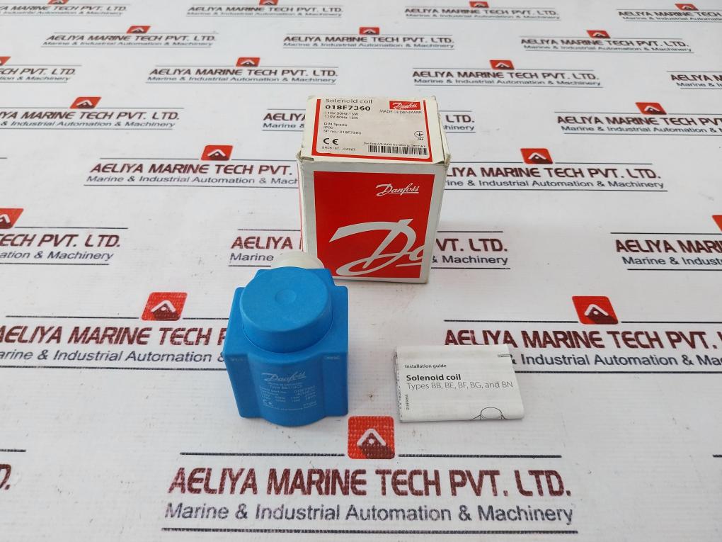 Danfoss Bb110Cs Solenoid Coil Din Spade, Supply Voltage 110V 60Hz 13W 22Va