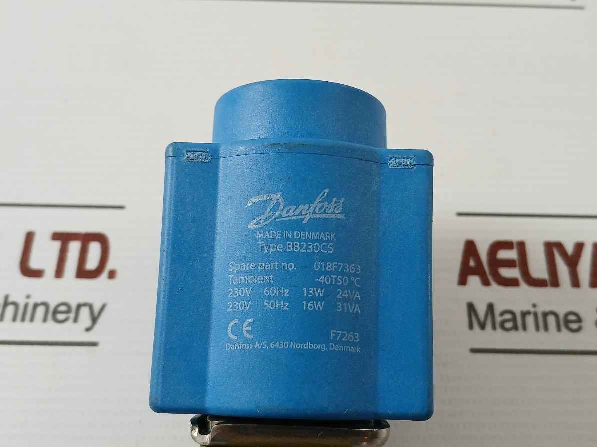 Danfoss Bb230Cs Solenoid Coil 220-230V/50-60Hz