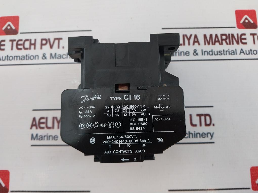 Danfoss Ci16 Contactor 25A 660Vac