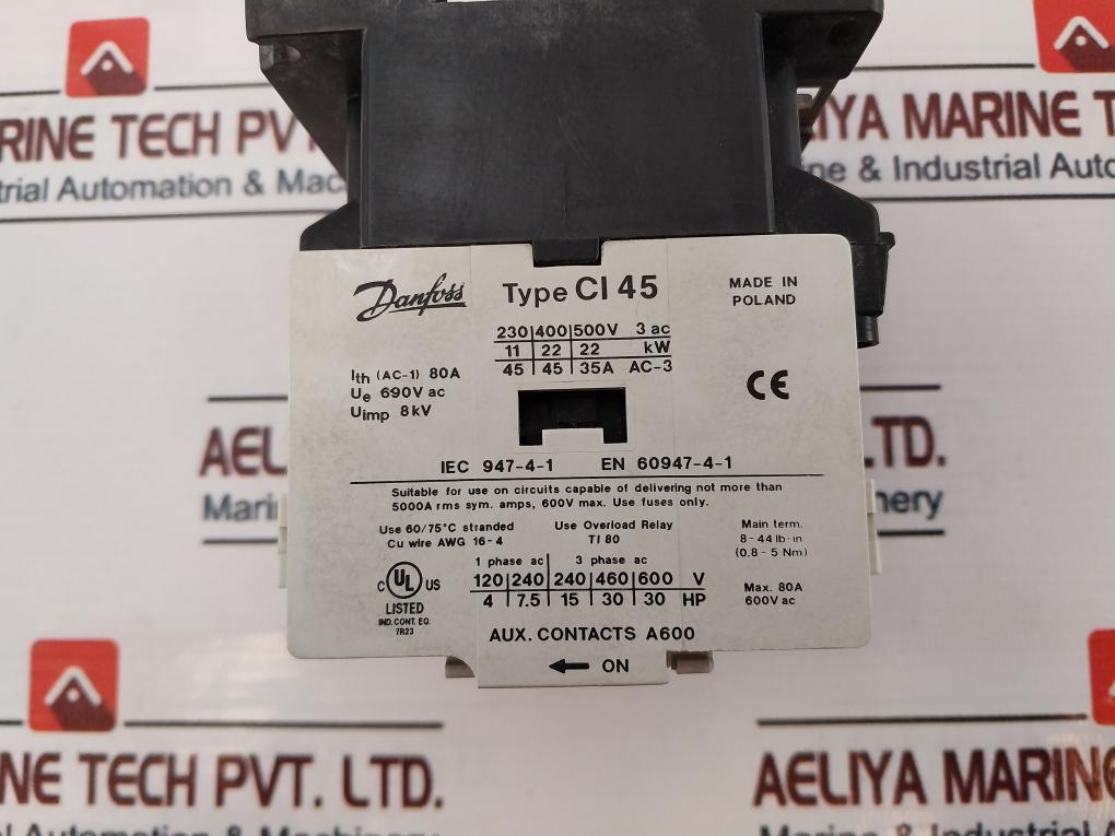 Danfoss Ci 45 Contactor 80A