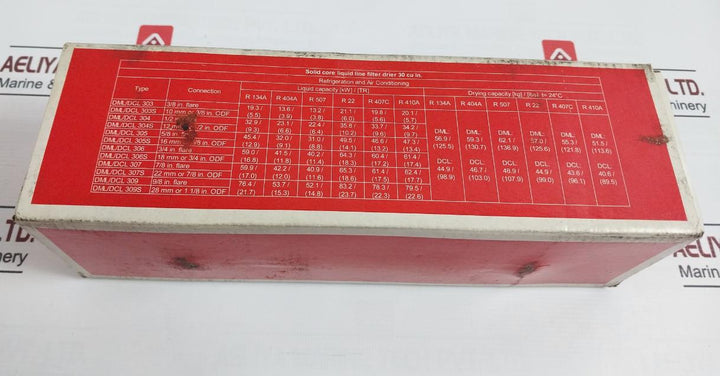 Danfoss Dml 306 Eliminator Hermetic Filter Drier 667 Psig/46 Bar