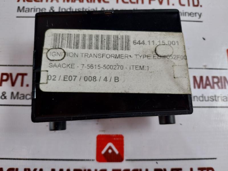 Danfoss Ebi 052f0030 Ignition Transformer 644.11.15.001