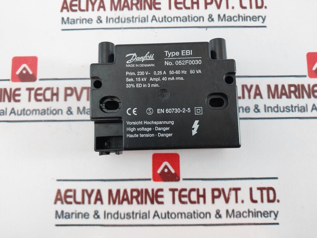 Danfoss Ebi Ignition Transformer, 230V, 60Va, 15Kv