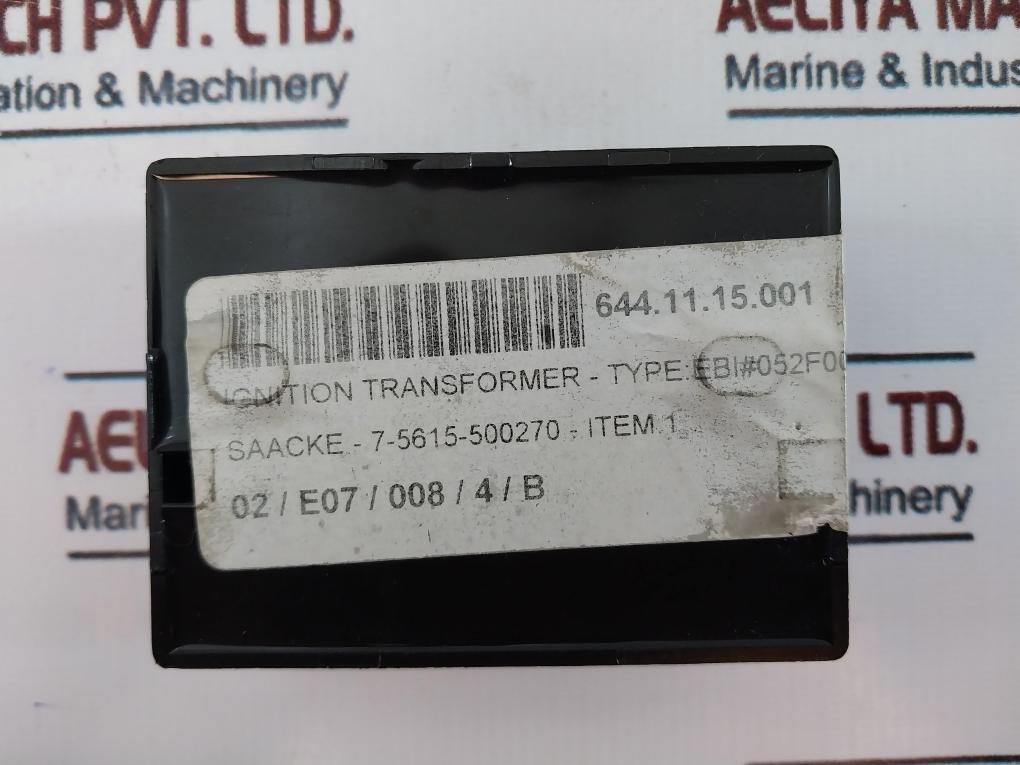 Danfoss Ebi Ignition Transformer, 230V, 60Va, 15Kv