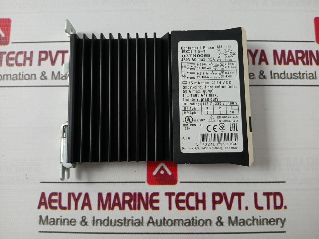 Danfoss Eci 15-1 Electronic Contactor 1 Phase En 60947-4-3
