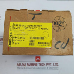 Emp 2 Pressure Transmitter 24Vdc 4-20Ma 0 To 10 Kp/Cm2 Danfoss