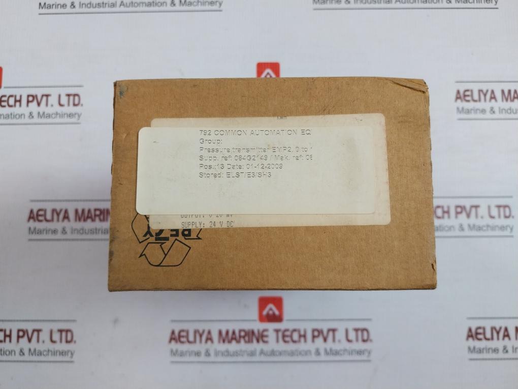 Emp 2 Pressure Transmitter 24Vdc 4-20Ma 0 To 10 Kp/Cm2 Danfoss
