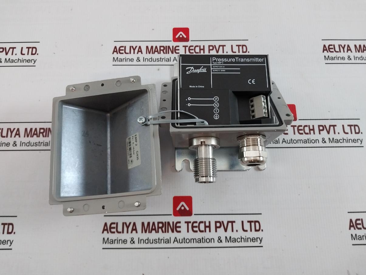 Danfoss Emp 2 Pressure Transmitter 084G2109 0-10 Bar 4-20 Ma 9-32Vdc 60907-02H