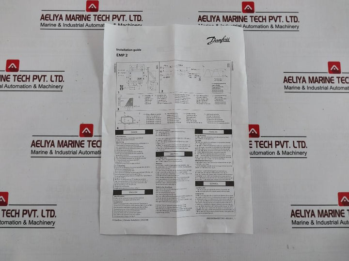 Danfoss Emp 2 Pressure Transmitter 084G2109 0-10 Bar 4-20 Ma 9-32Vdc 60907-02H