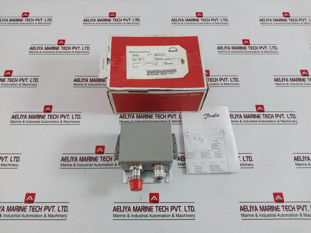 Danfoss Emp 2 Pressure Transmitter 084G2109 0-10 Bar 4-20 Ma 9-32Vdc 60907-02H