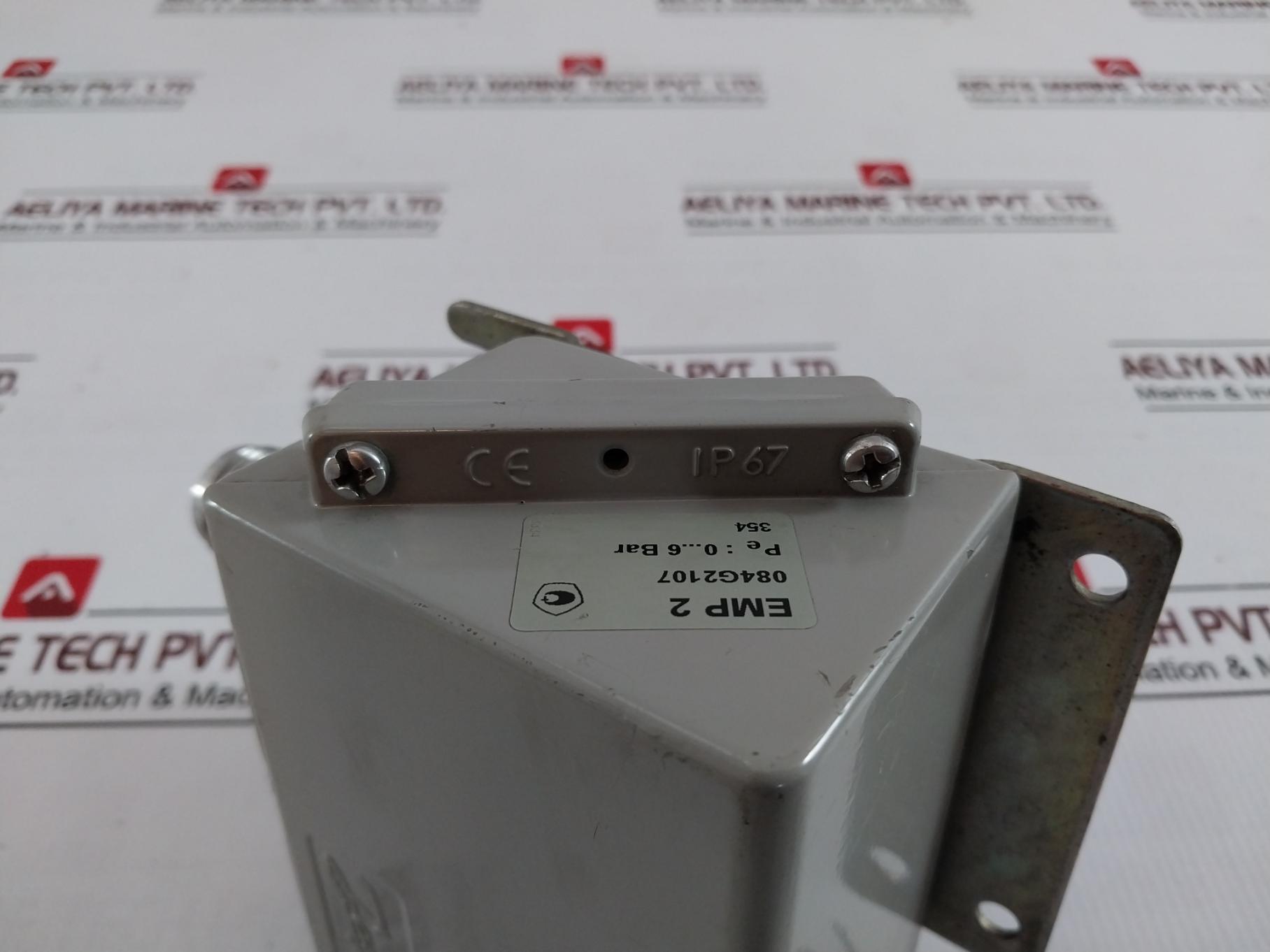 Danfoss Emp 2 Pressure Transmitter 4-20Ma 24Vdc Ip67 0-6Bar 084G2107 3334