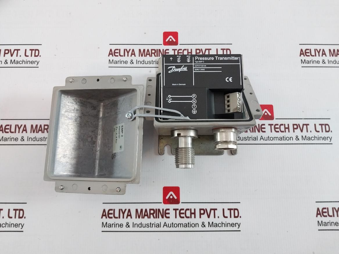Danfoss Emp 2 Pressure Transmitter 4-20Ma 24Vdc Ip67 0-6Bar 084G2107 3334