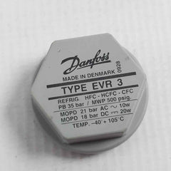 Danfoss Evr 3 Solenoid Valve -40˚+105˚C Mopd 18 Bar Dc 20W