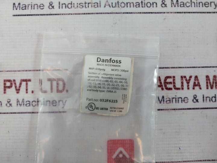 Danfoss Evra25 032F6225 Solenoid Valve + Coil(018F6282) + Seal Kit(027F0081) Set