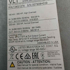 Danfoss Fc-302N160T5E20H2Xgcxxxsxxxxaxbkcxxxxdx Automation Drive 134G1274