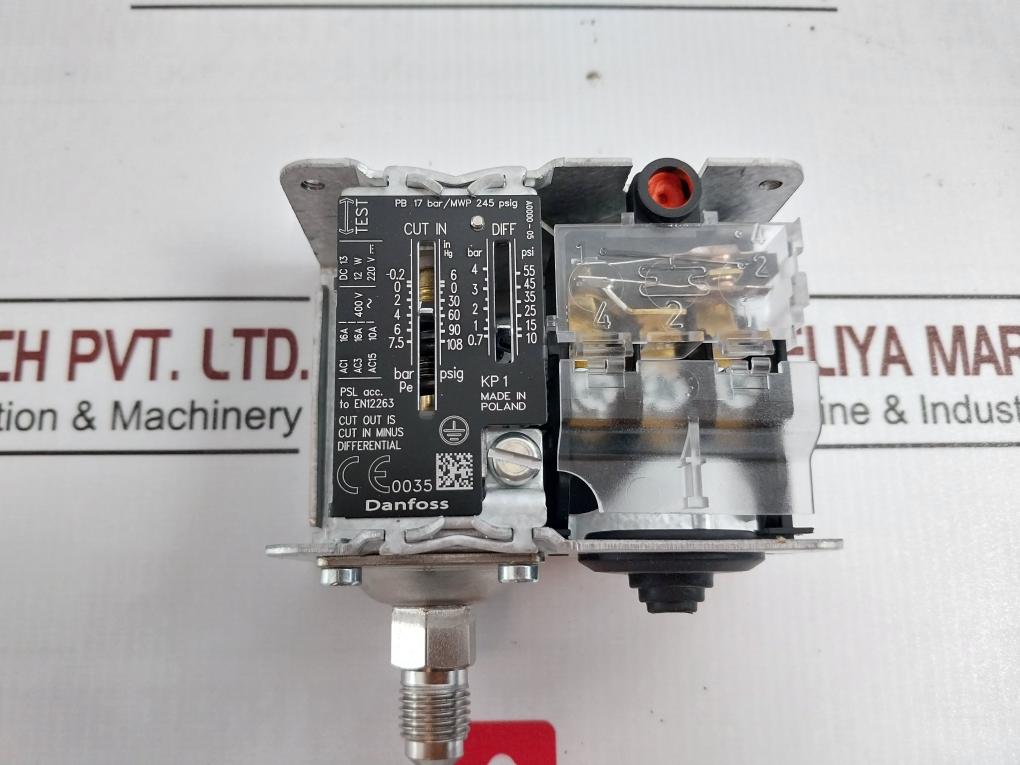 Danfoss Kp1 Pressure Switch 400v