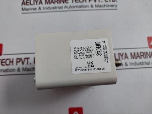 Danfoss Kp1 Pressure Switch 0.7 To 4 Bar 10 To 55 Psi Ac 1/3 16A