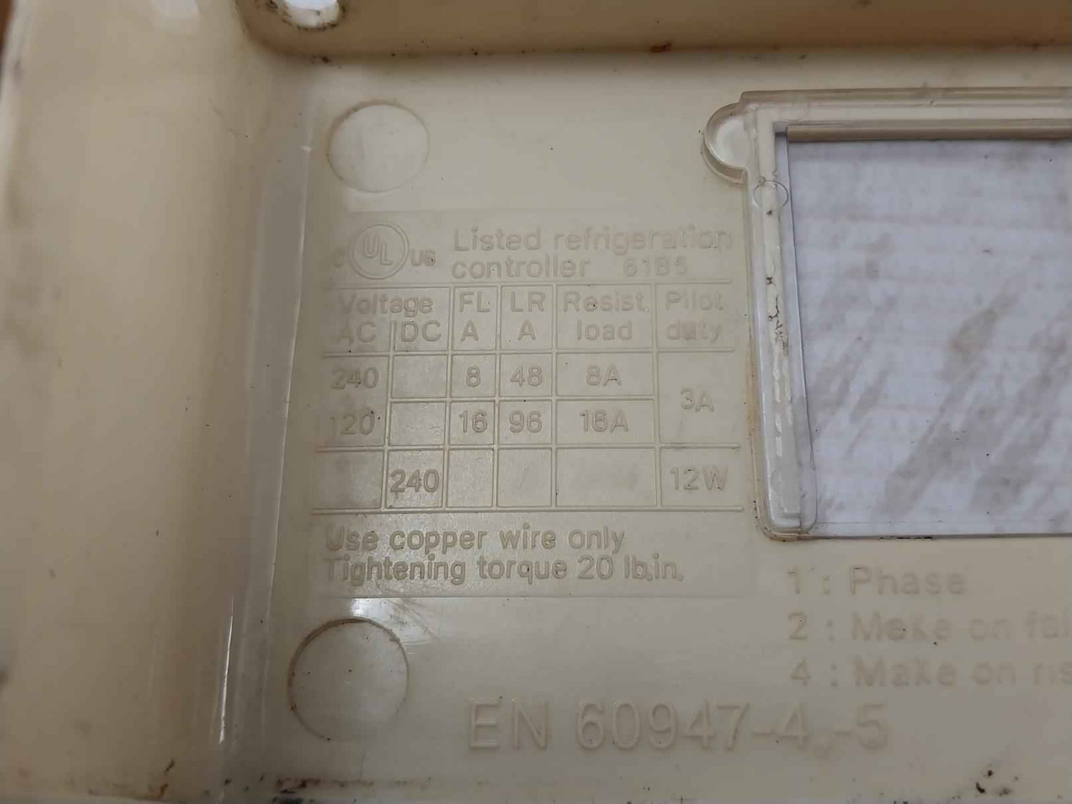 Danfoss Kp1 Pressure Switch Pb 17 Bar/Mwp 245 Psig Ac 15 10A