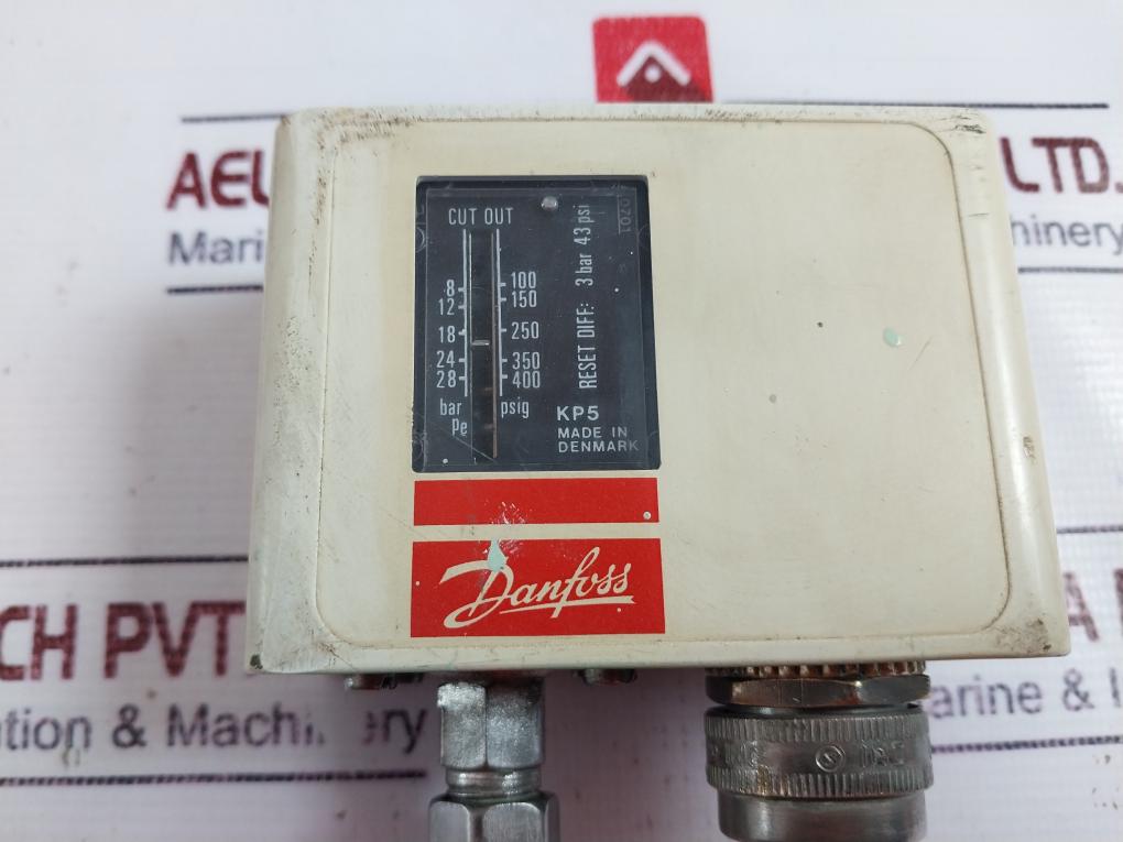 Danfoss Kp5 060-1173 8-28 Bar Pe Pressure Switch