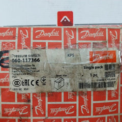 Danfoss Kp5 Pressure Switch 8-32 Bar Pe 100-465 Psig Reset Diff-3 Bar 43 Psi