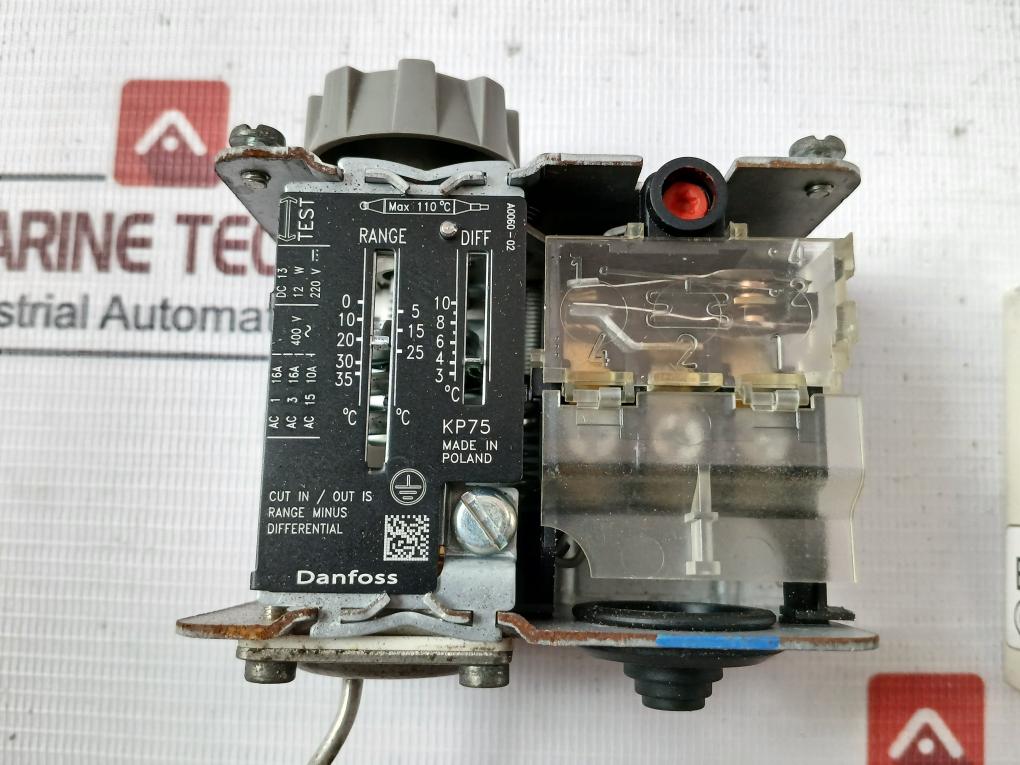 Danfoss Kp75 Thermostat Temperature Switch 12W A0060-02 En 60947-4,-5